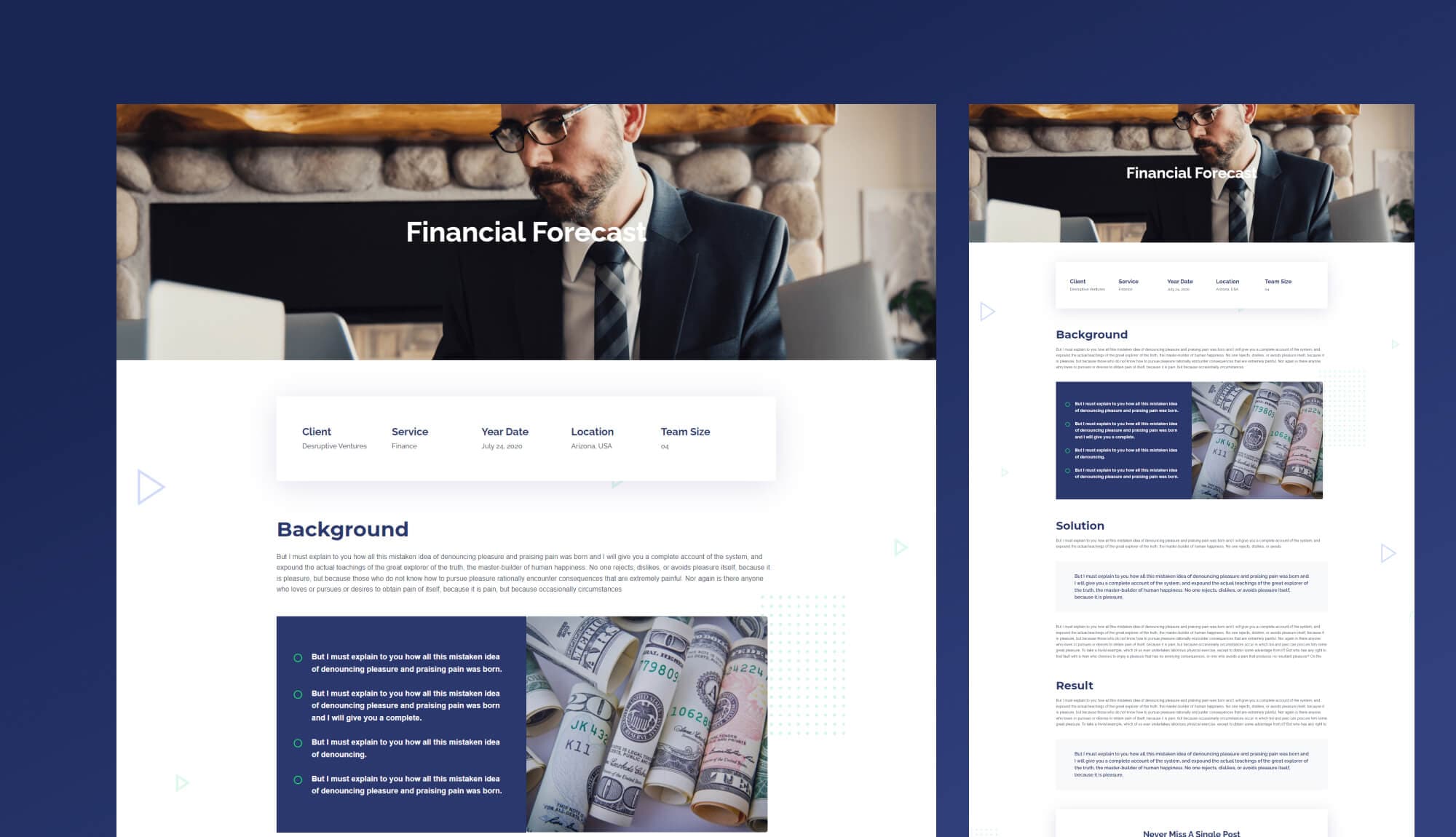 BusinessCube Portfolio Details Page For Gutenberg By Templately