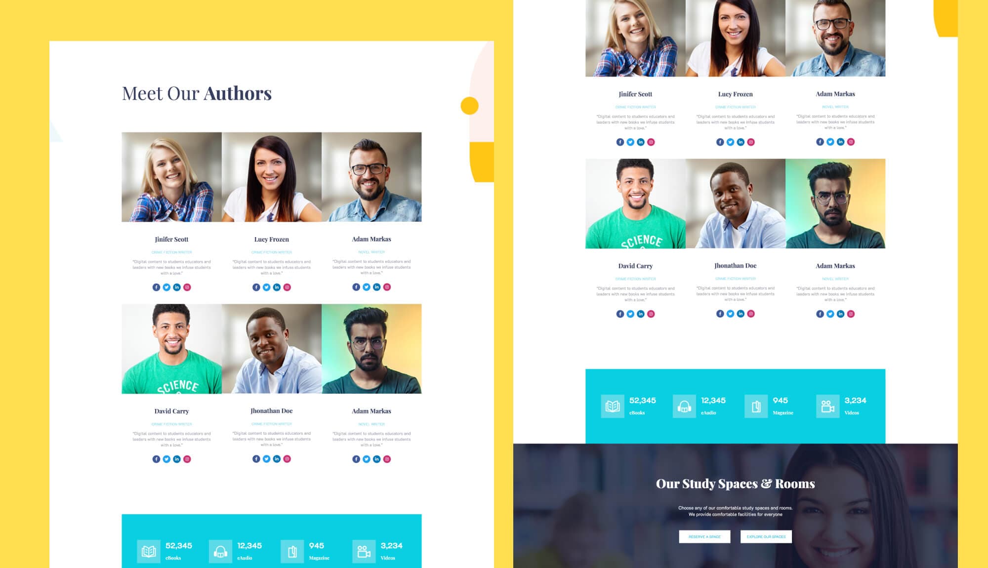 EleBrary Authors Page For Gutenberg Banner