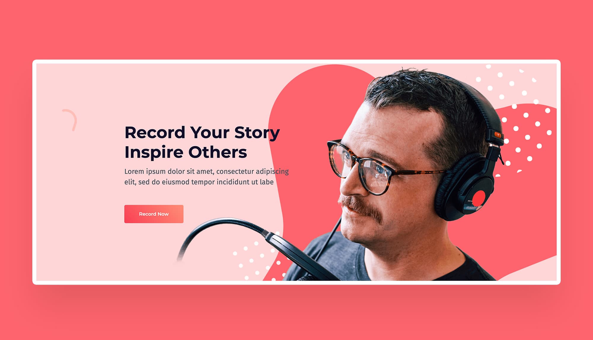 Podcastpress Hero Section For Gutenberg Banner