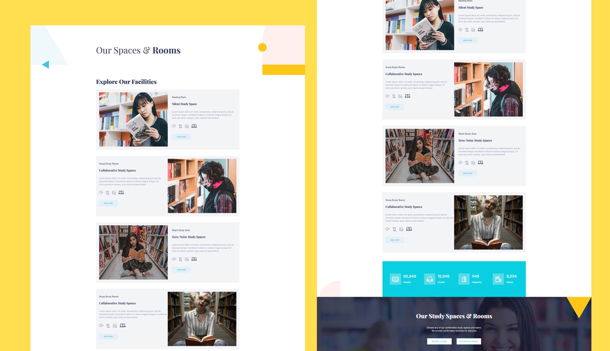 EleBrary Spaces Page For Gutenberg Banner