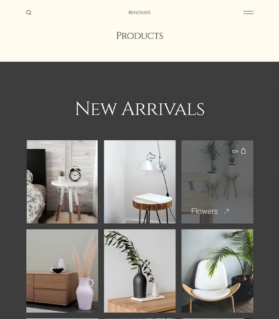 Renovate Products Page thumbnail