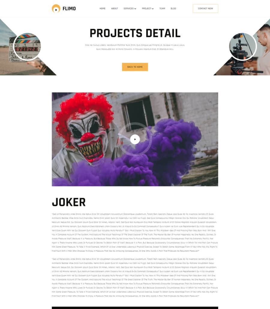 Flimo Project Details Page For Gutenberg thumbnail