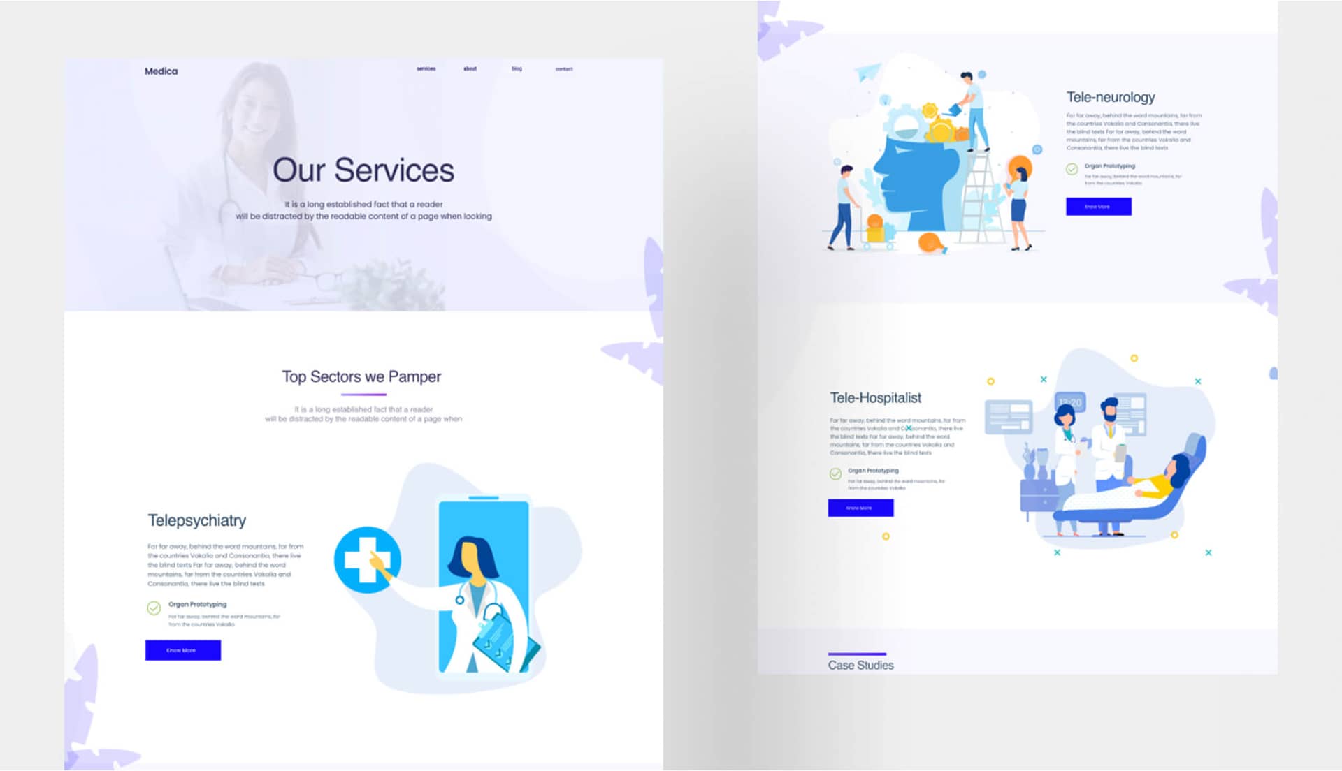 Medica Services Page By Templately