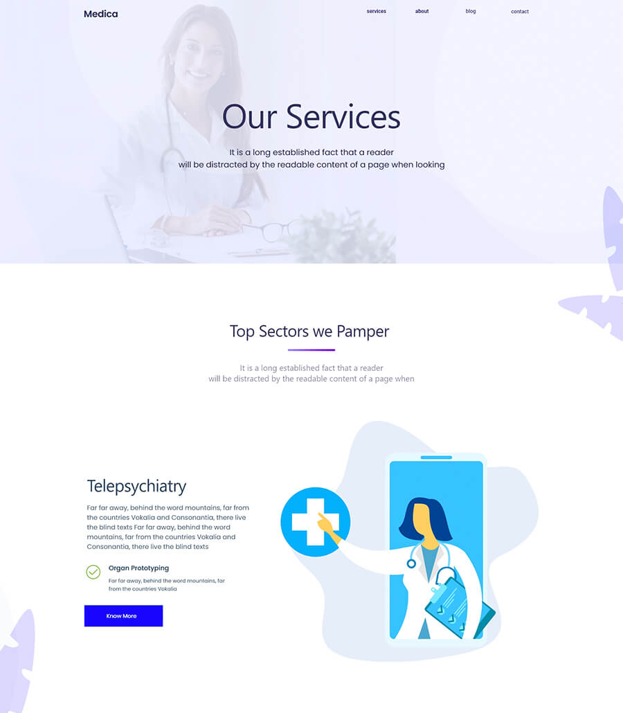 Medica Services Page thumbnail