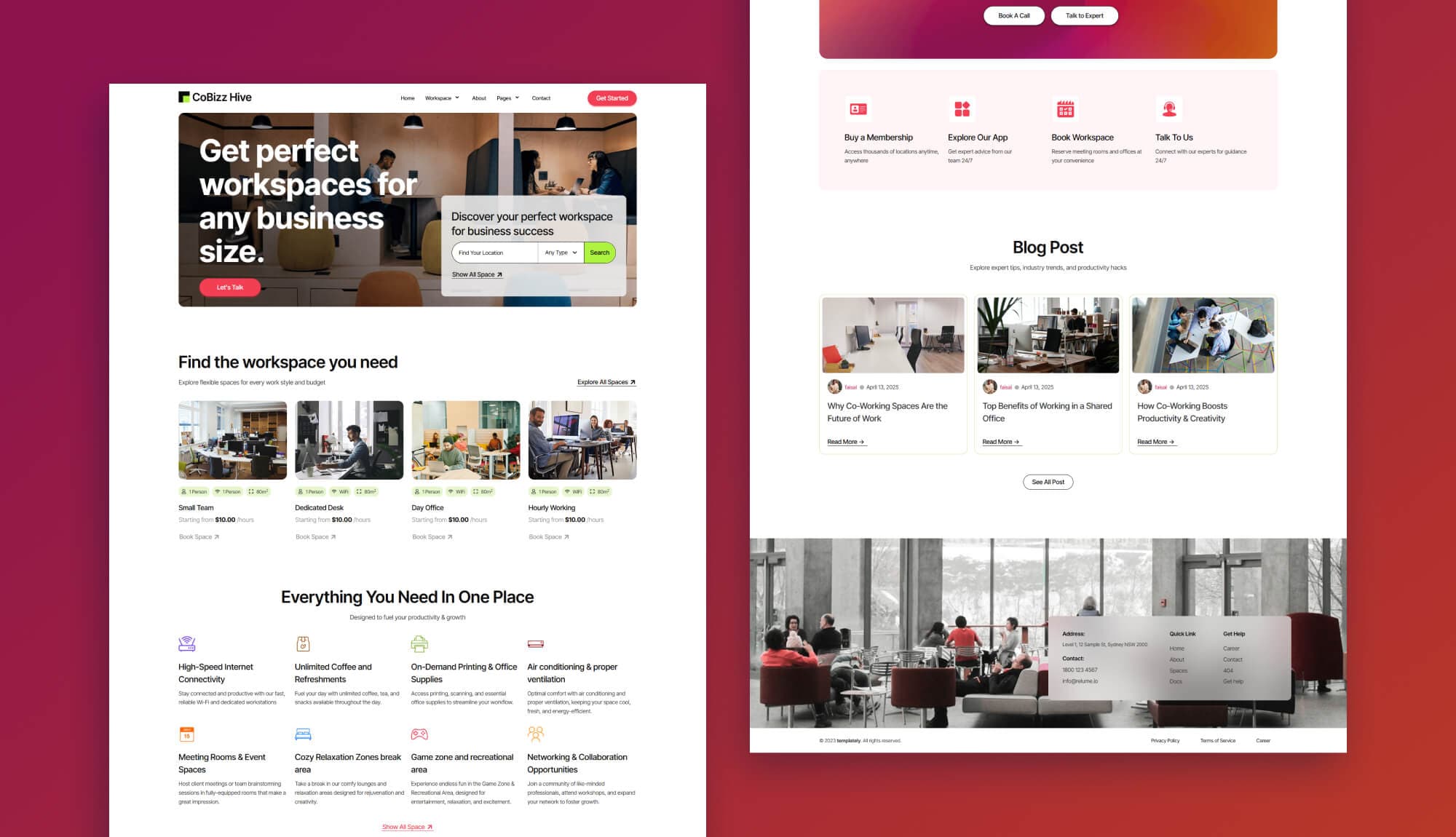 Cobizz Hive Landing Page Banner