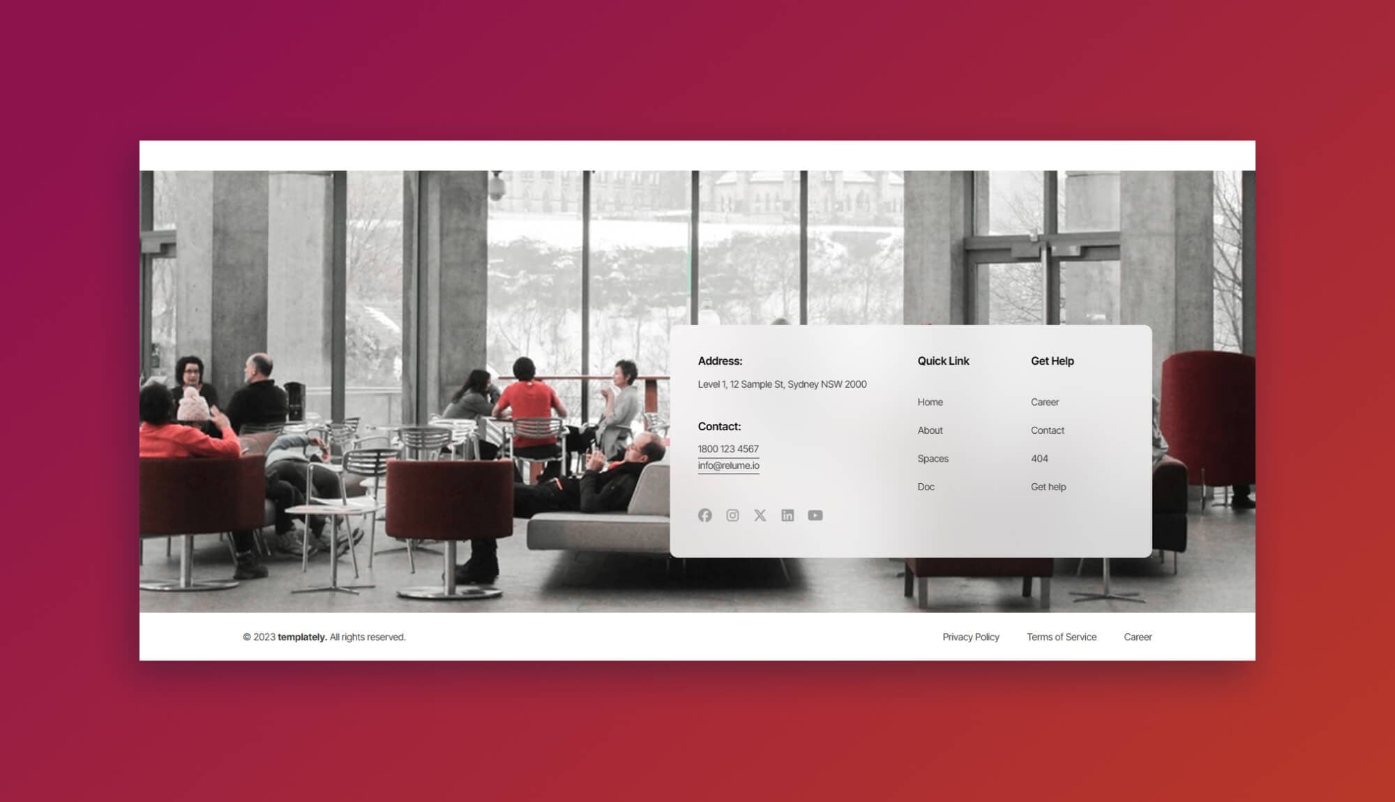 Cobizzhive Footer Section Gutenberg Banner