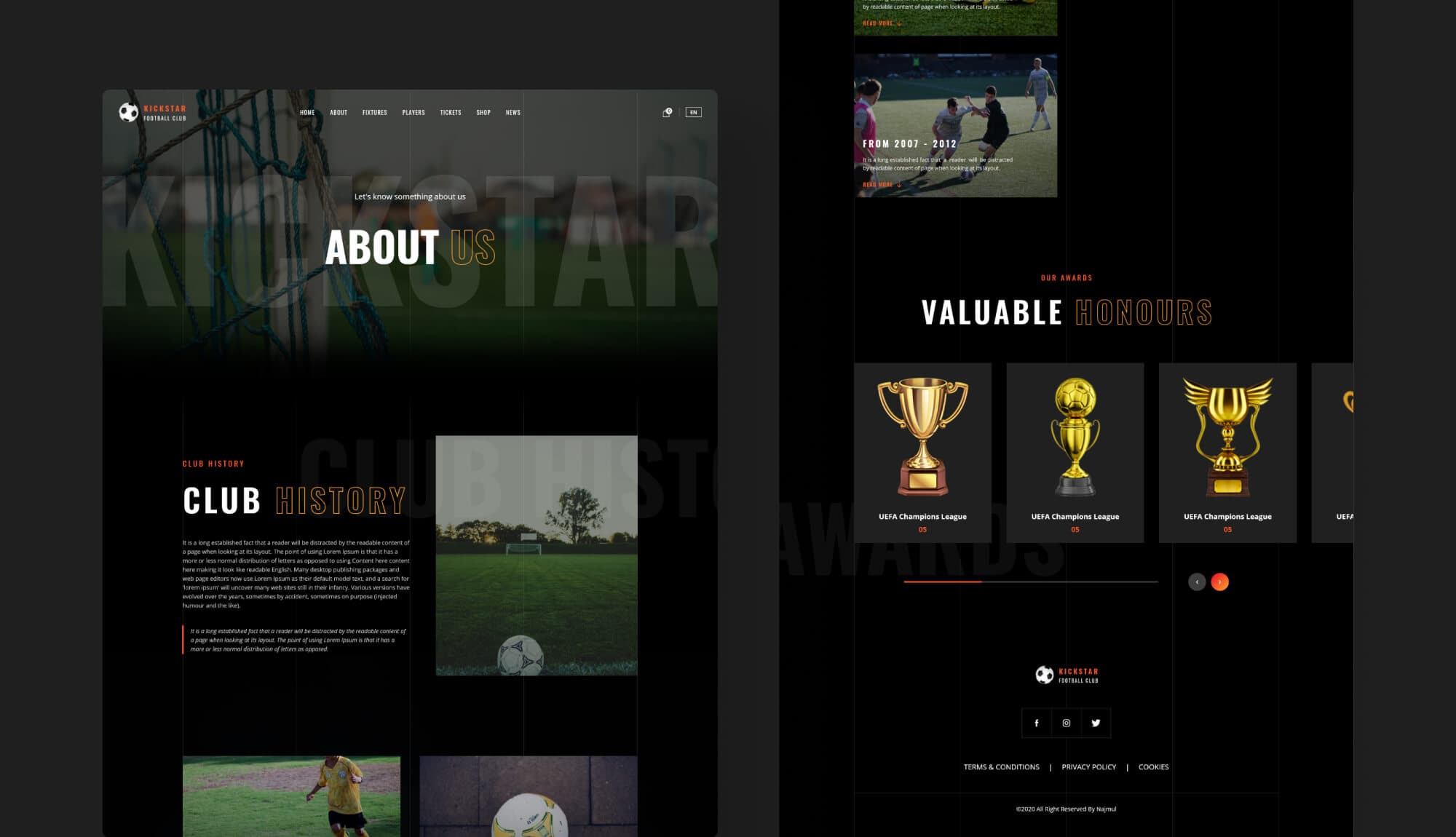 KickStar About Page Banner