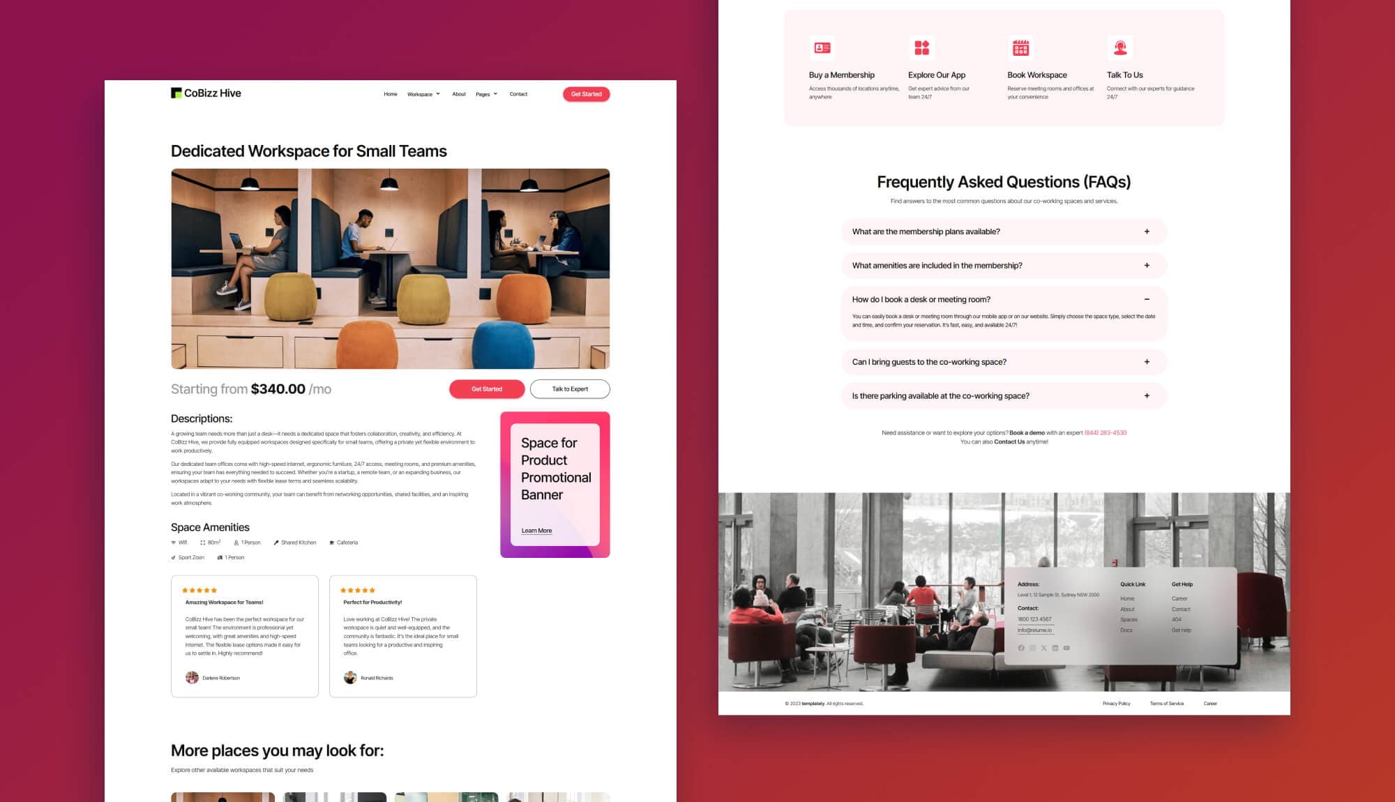 Cobizz Hive Space Details Page Banner