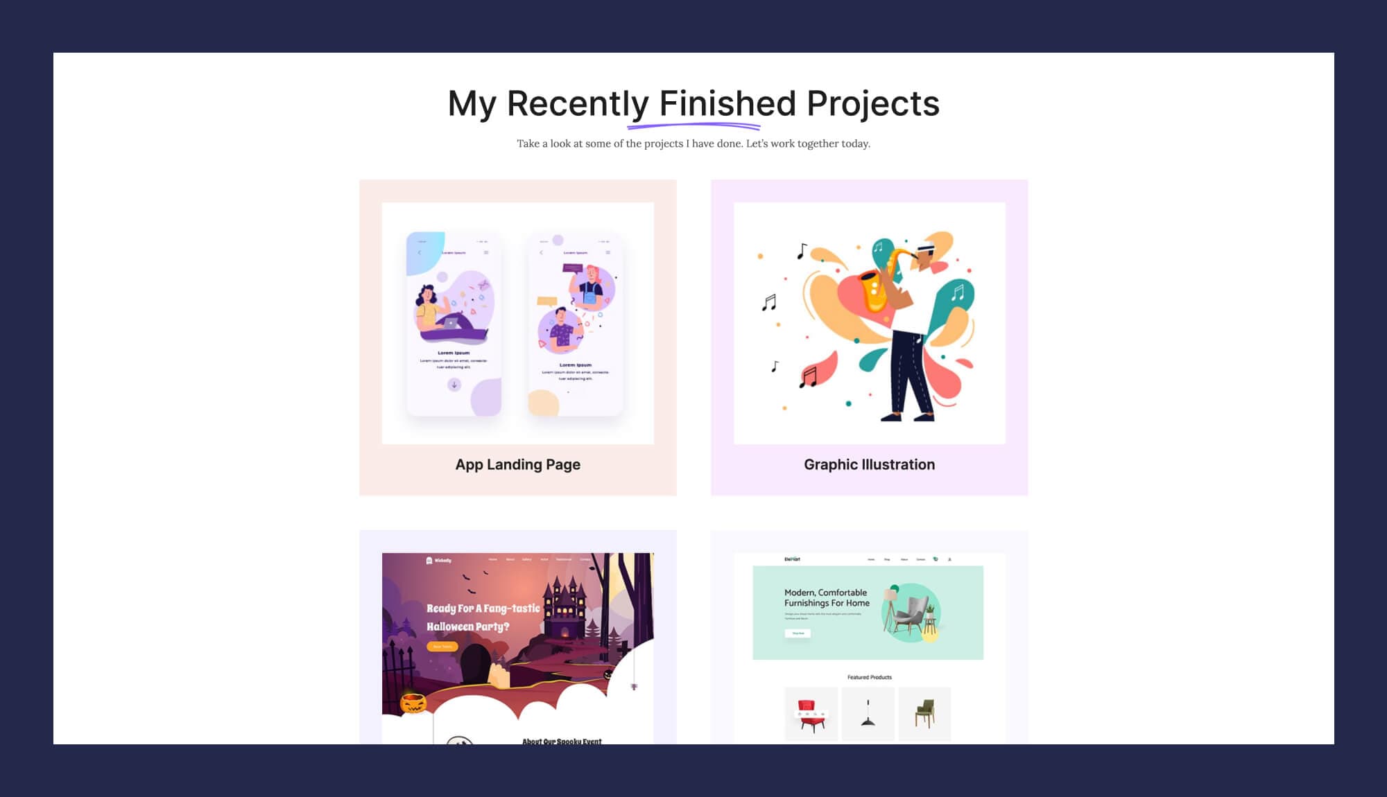 John Doe Projects Section For Gutenberg Banner