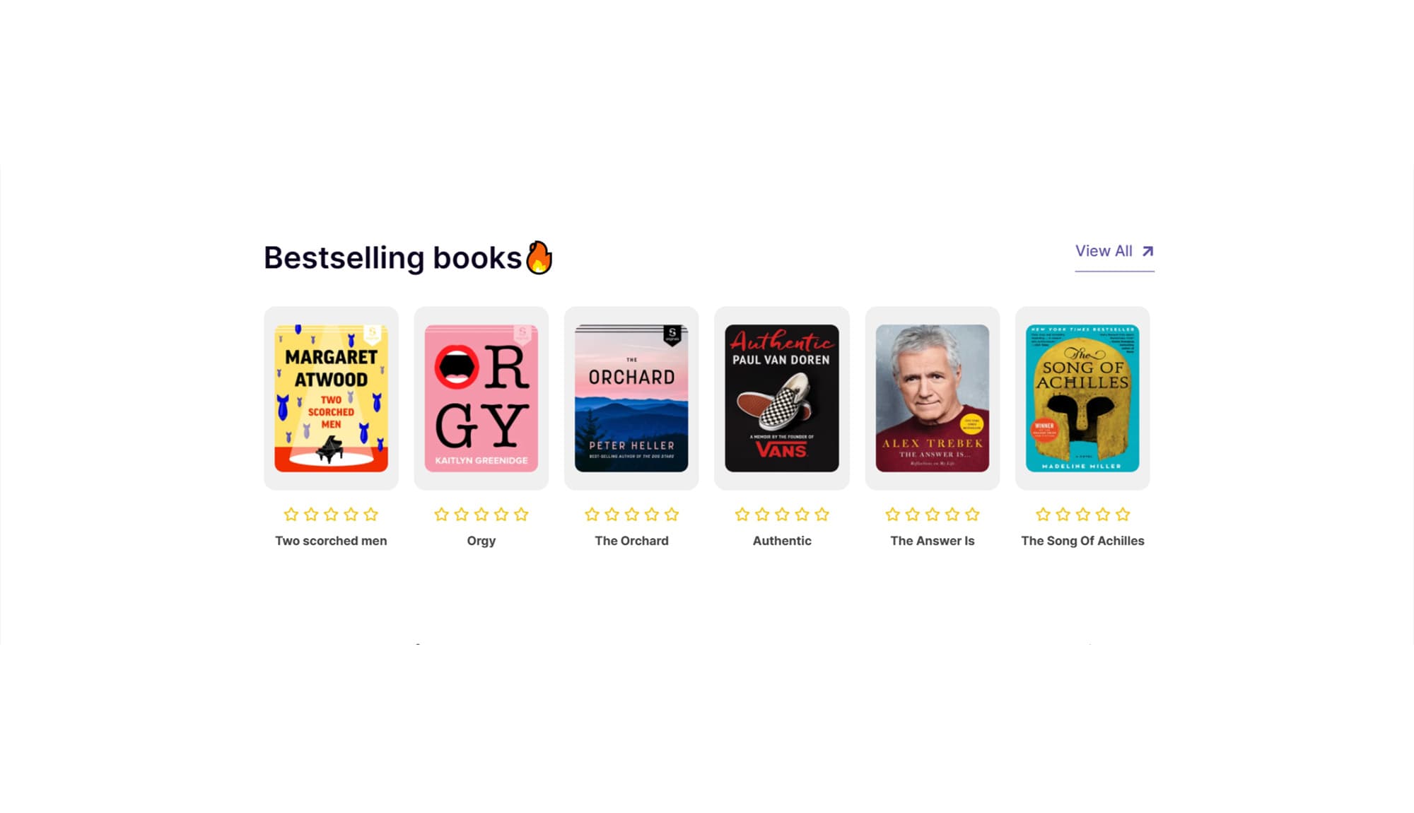 BookPlace Popular Books Section For Gutenberg Banner