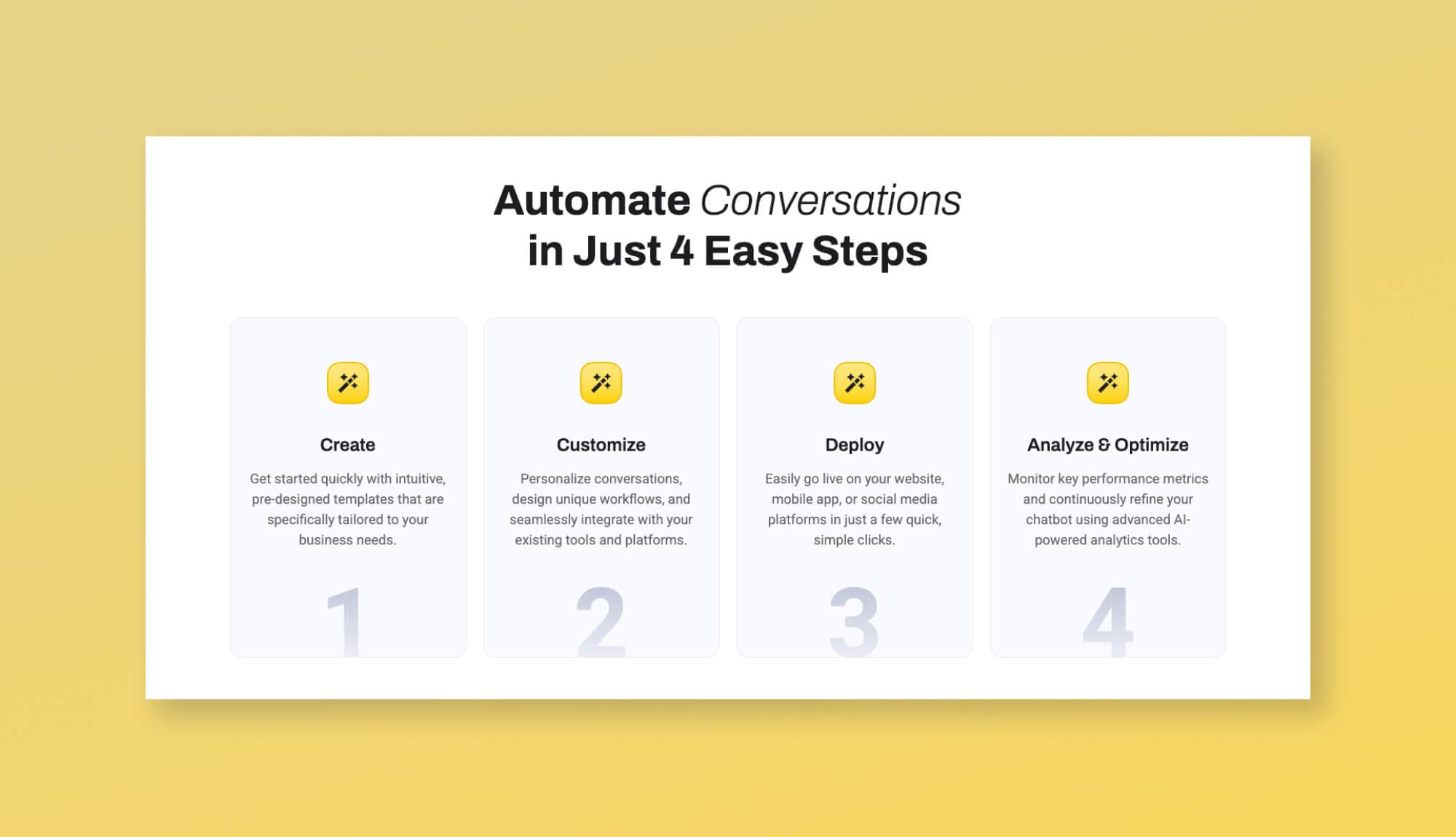 Chataibot Info Section Gutenberg By Templately