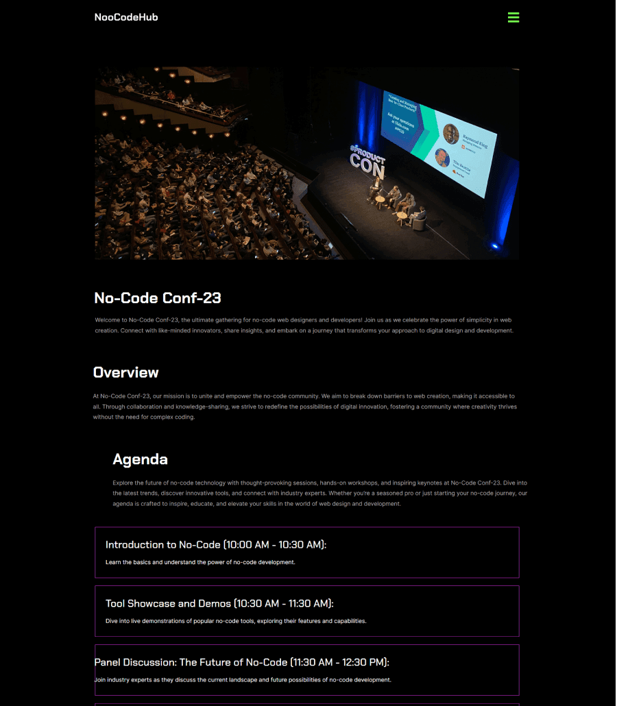 NooCodeHub Single Event thumbnail