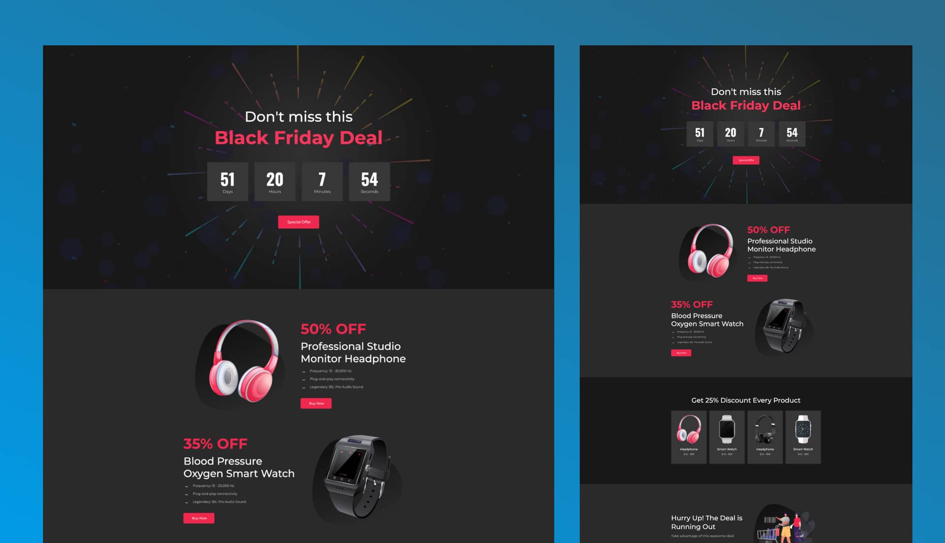 Monoculus - Black Friday Landing Page For Gutenberg By Templately