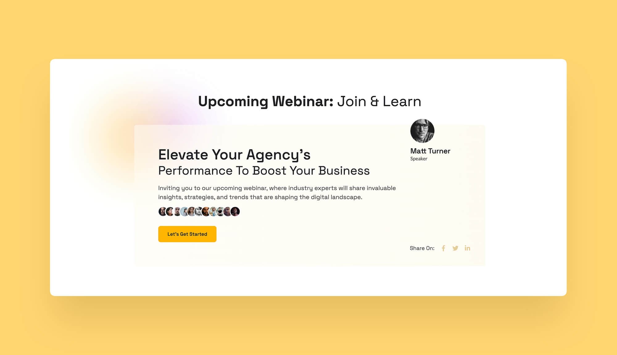 MultiGency Webinar Section For Gutenberg Team Section Banner