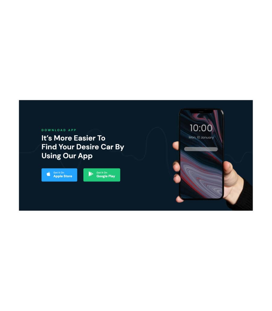 Speedy Rentals Download App Section By Templately