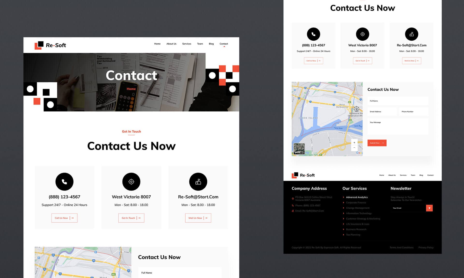Re-Soft Contact Page Banner