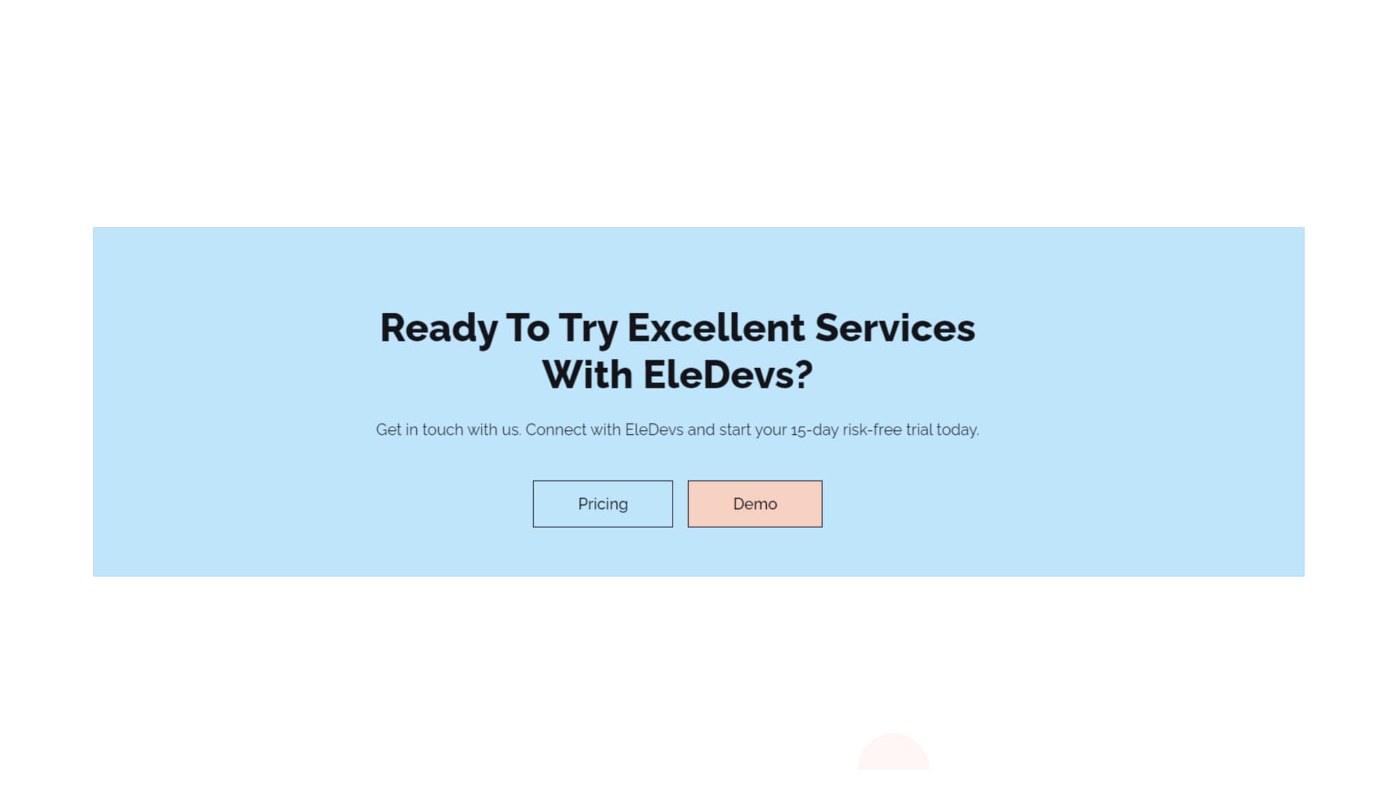 EleDevs CTA Section Banner
