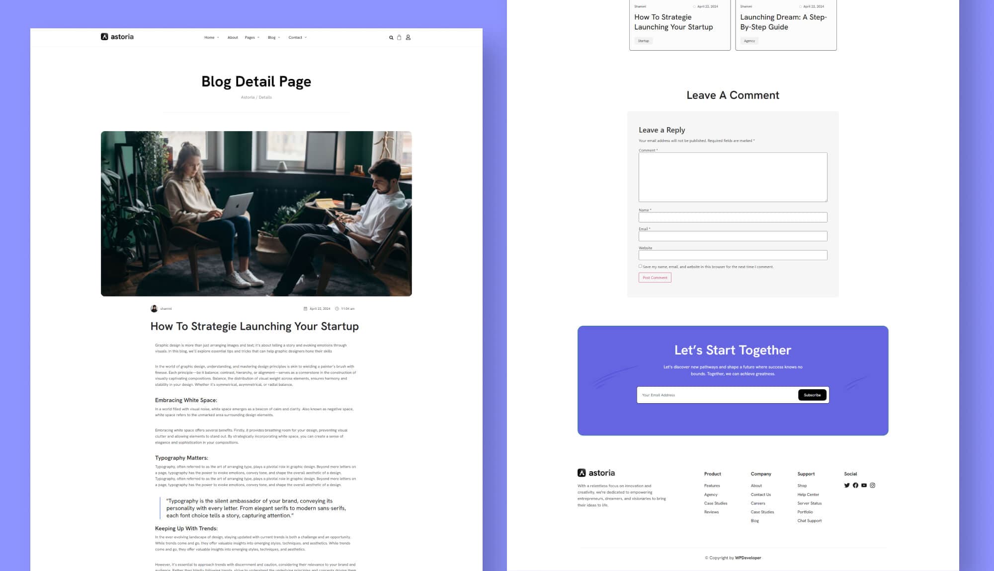 Astoria Blog Details Page Banner