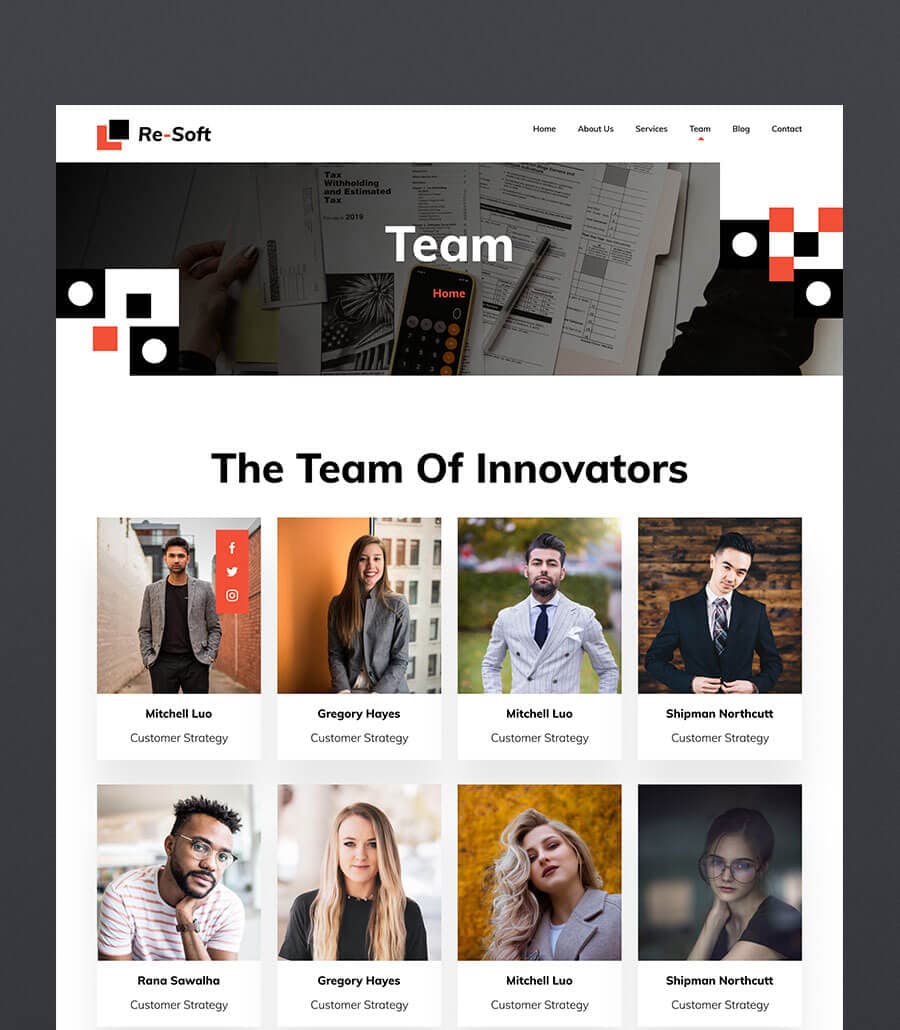 Re-Soft Team Page thumbnail