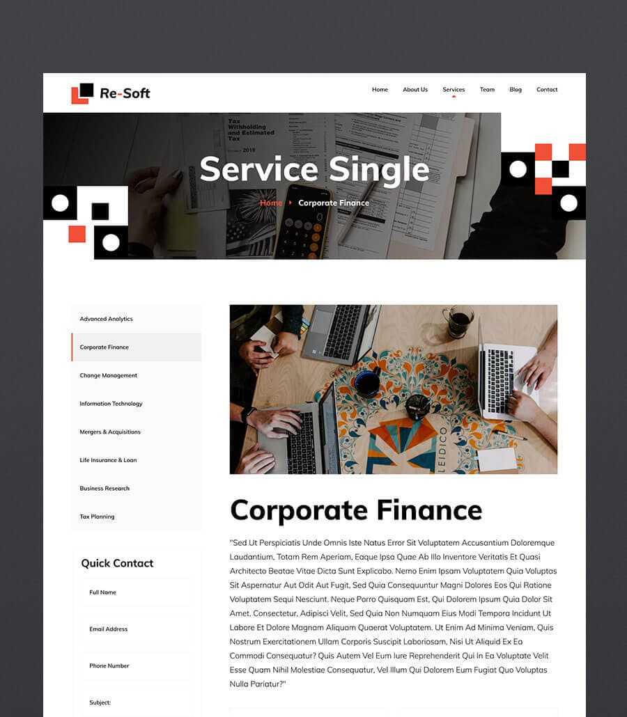 Re-Soft Service Details Page thumbnail
