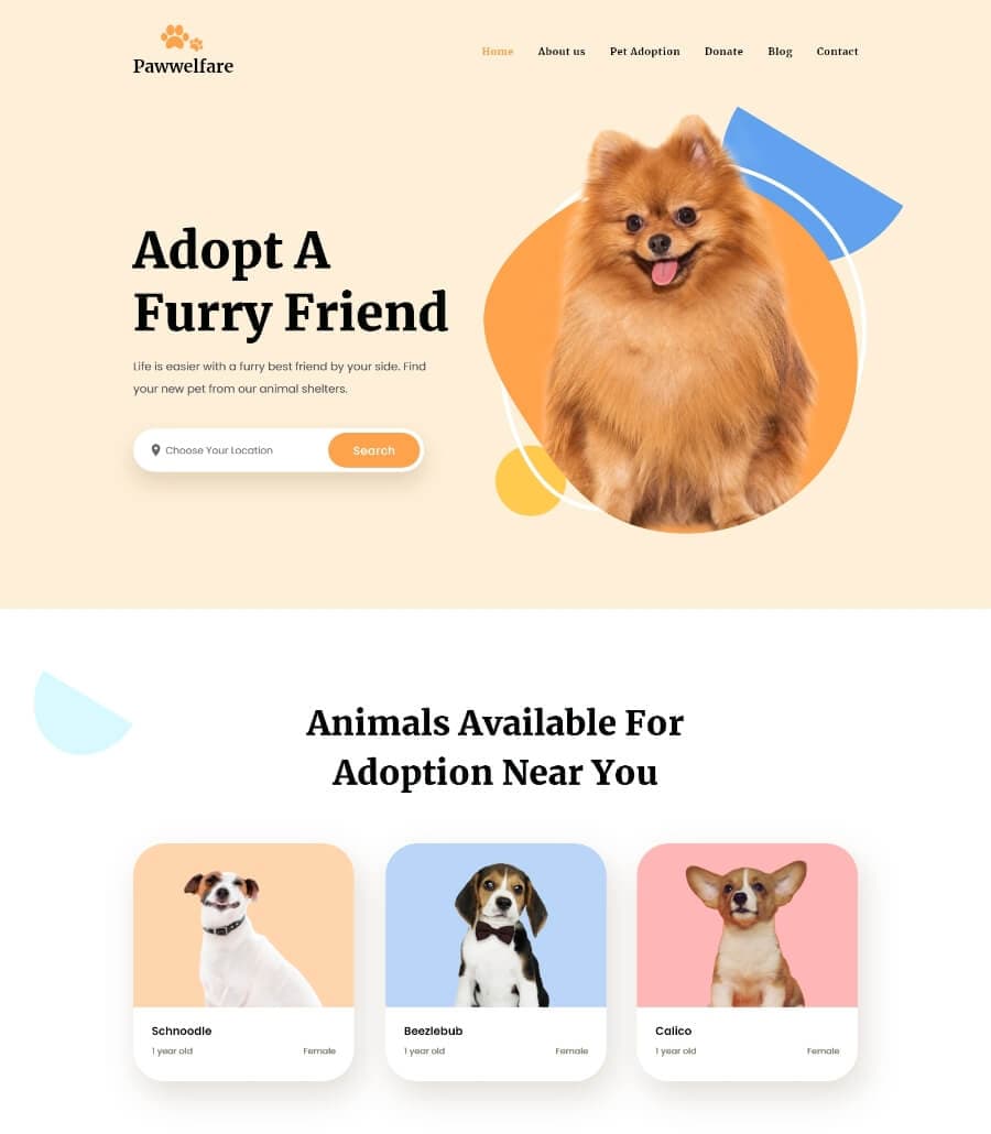 Pawwelfare Home Page thumbnail