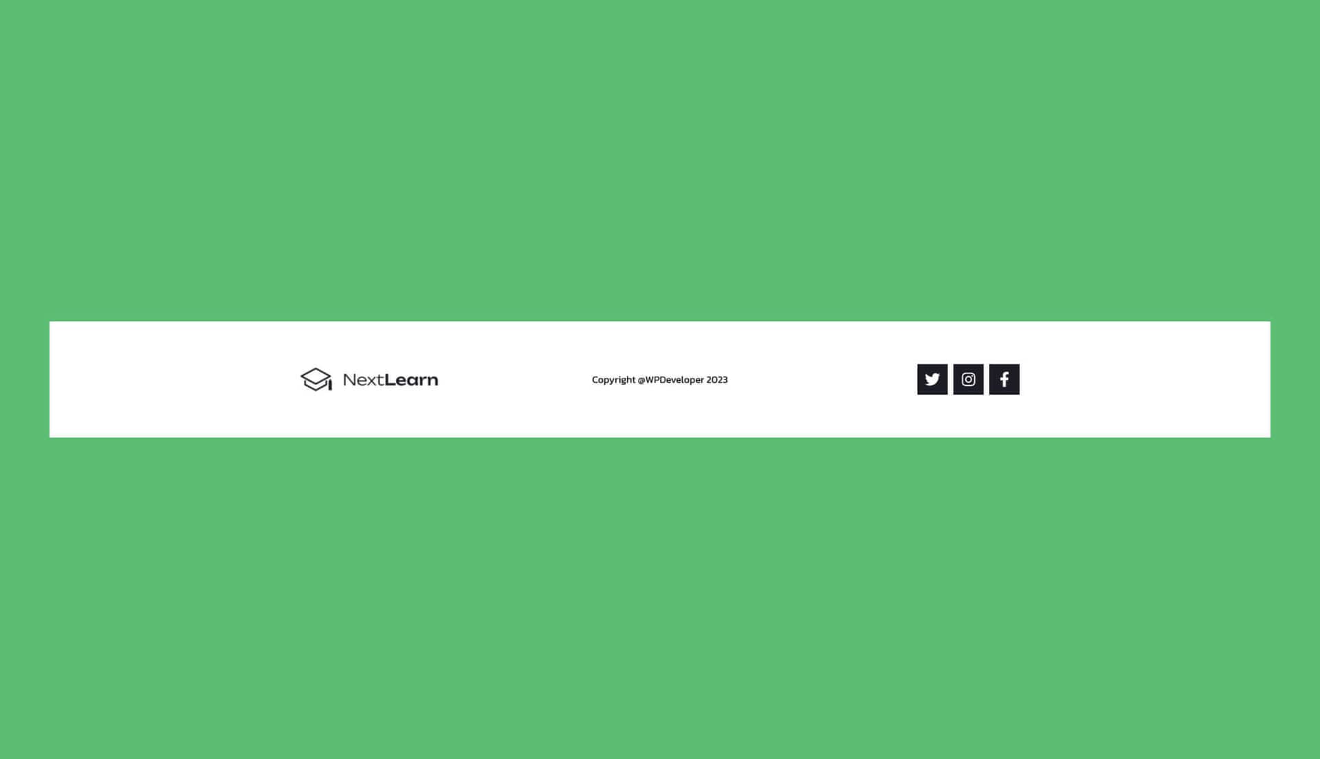 NextLearn Footer By Templately