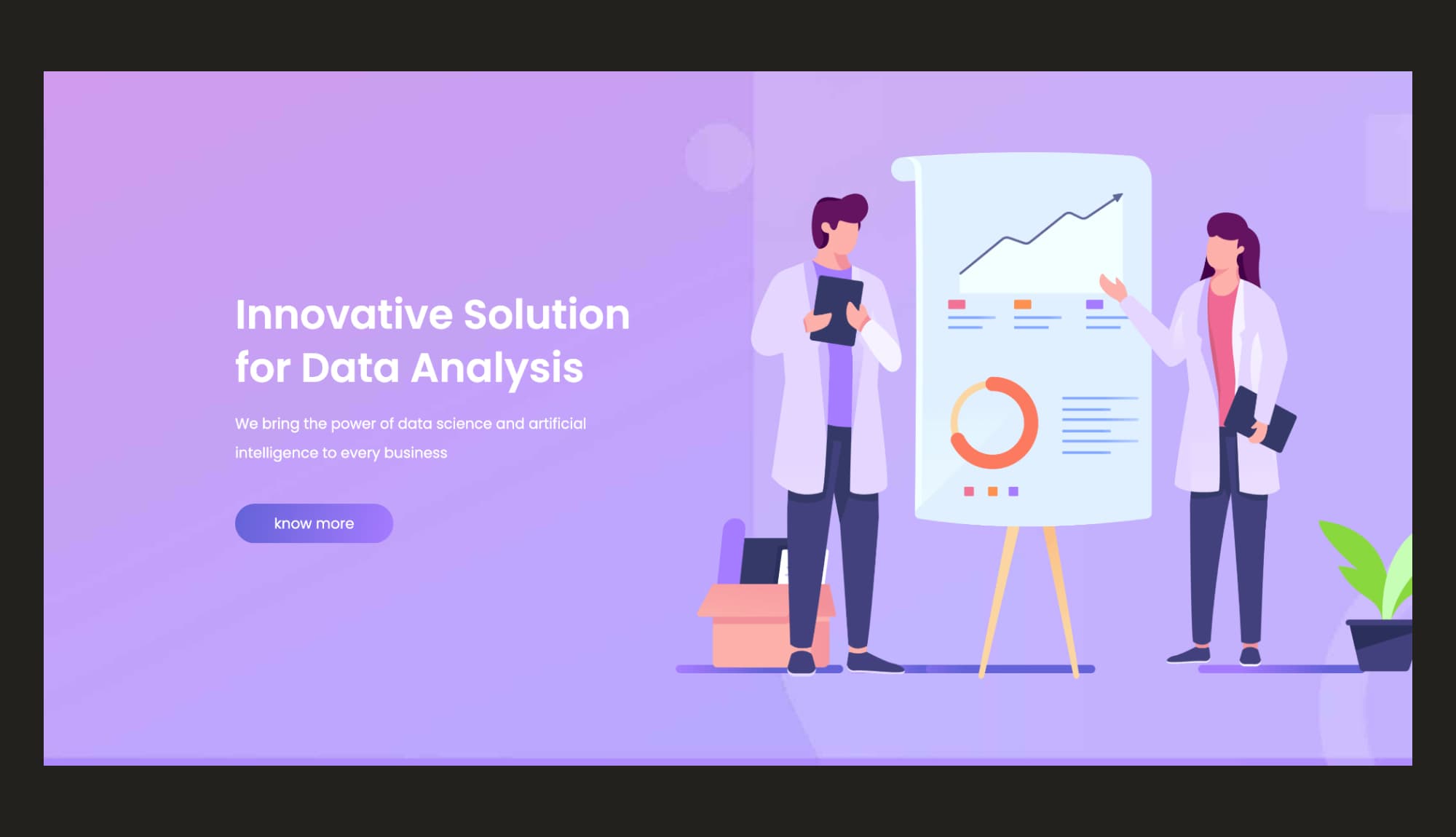 DLab Hero Section For Gutenberg Banner