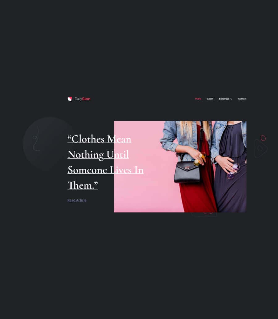 DailyGlam Hero Section thumbnail