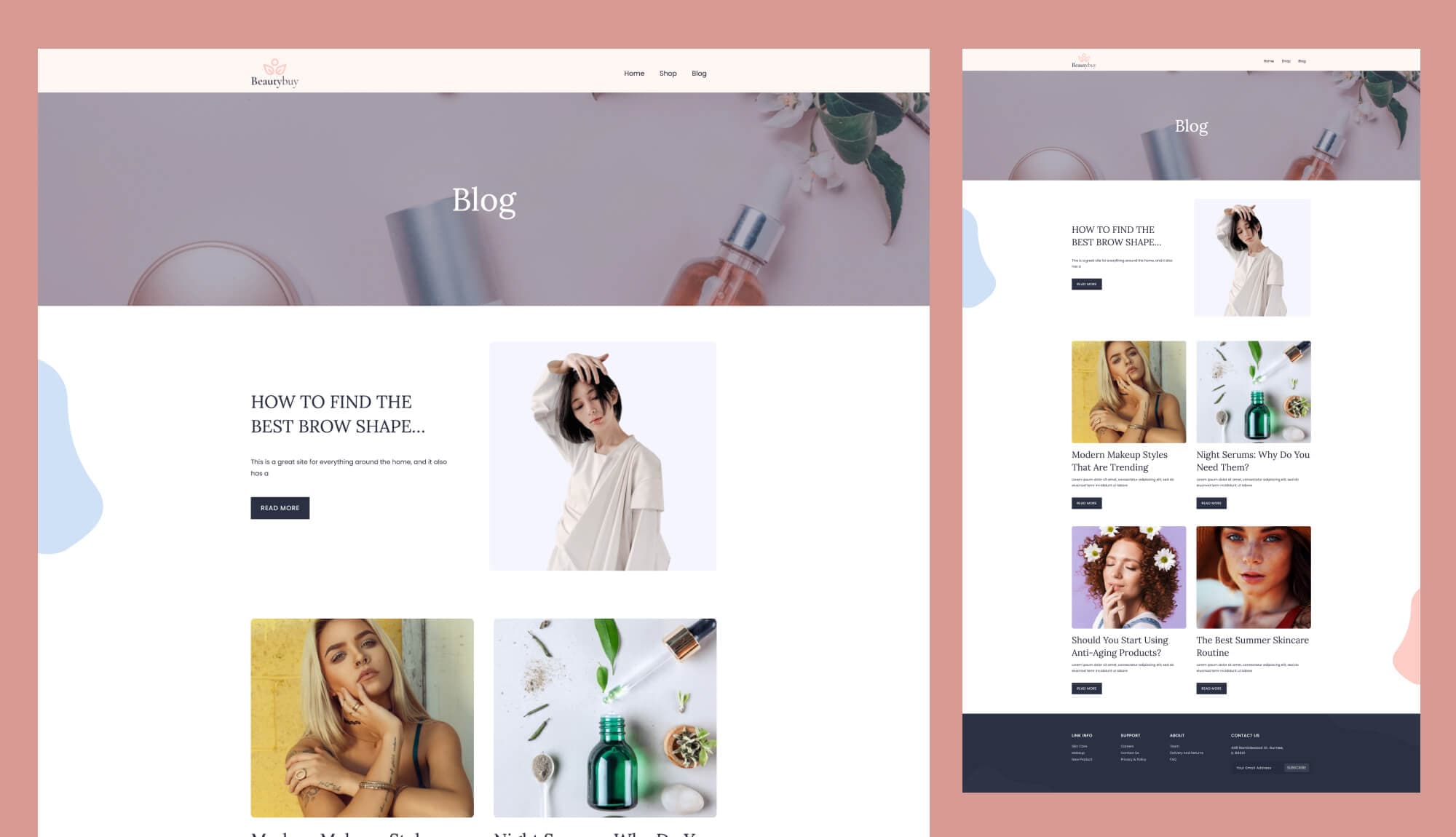 BeautyBuy Blog Page For Gutenberg Banner
