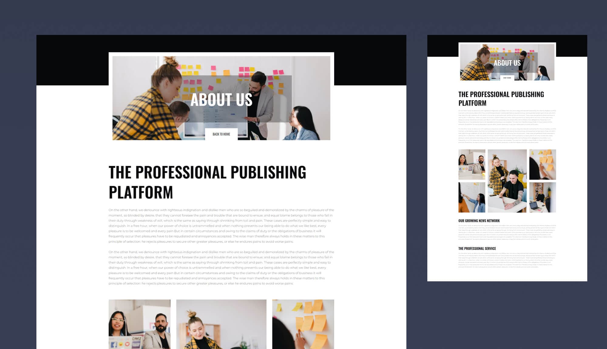 GameInfo About Page For Gutenberg By Templately