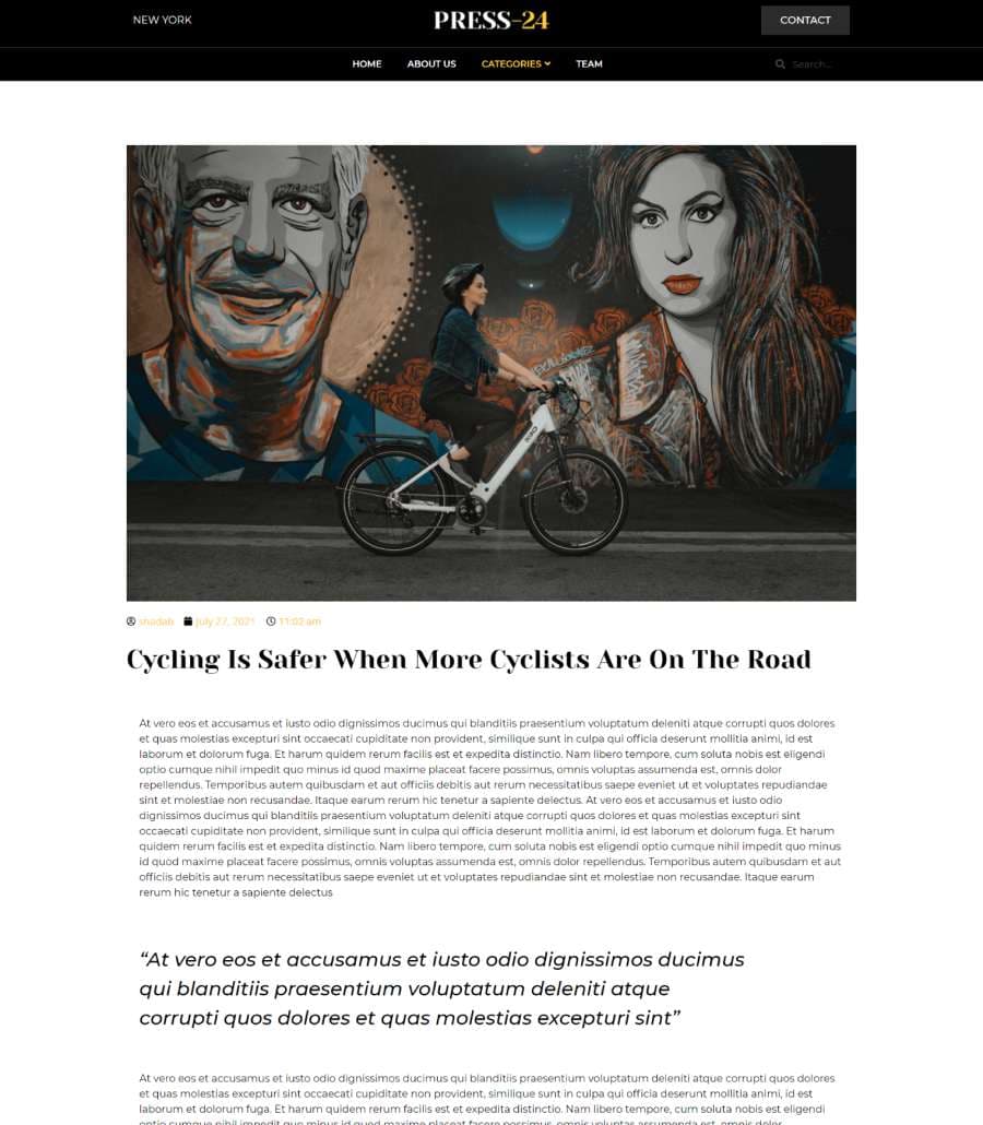 Press24 Single Post Page thumbnail