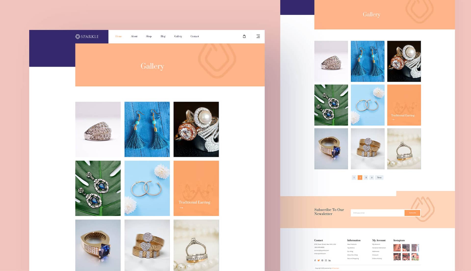 Sparkle Gallery Page By Templately