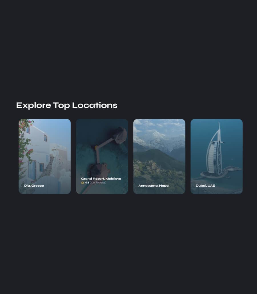 ExploreLy Top Locations Section thumbnail