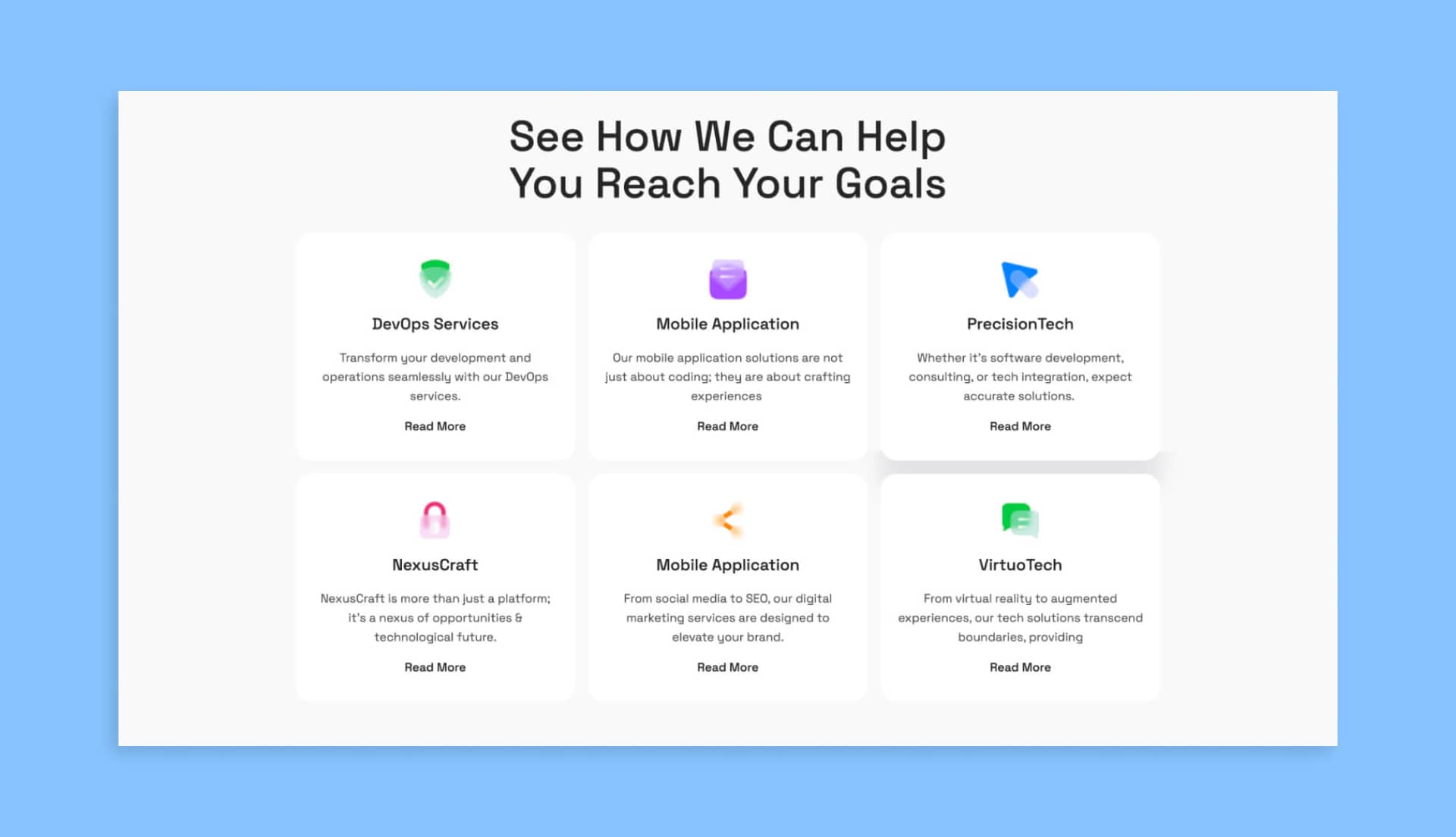 techitok Service Section By Templately