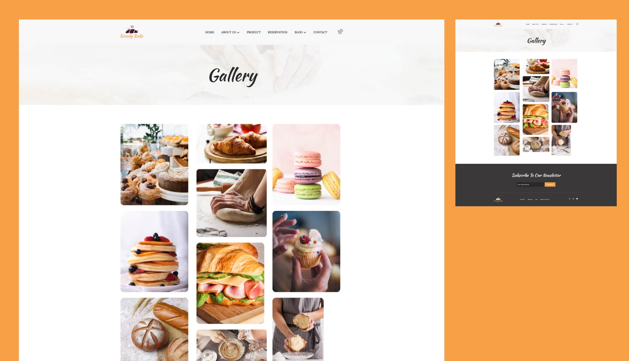 Bready Bake Gallery Page For Gutenberg By Templately