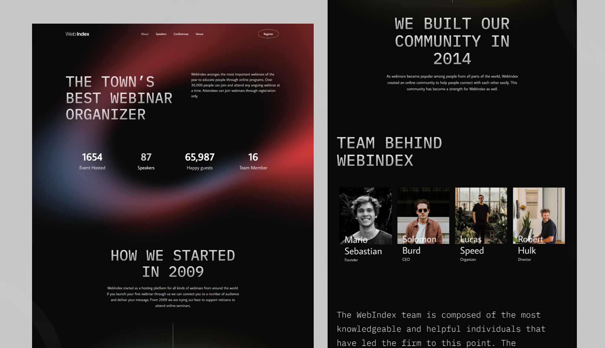 Webindex About Page Banner