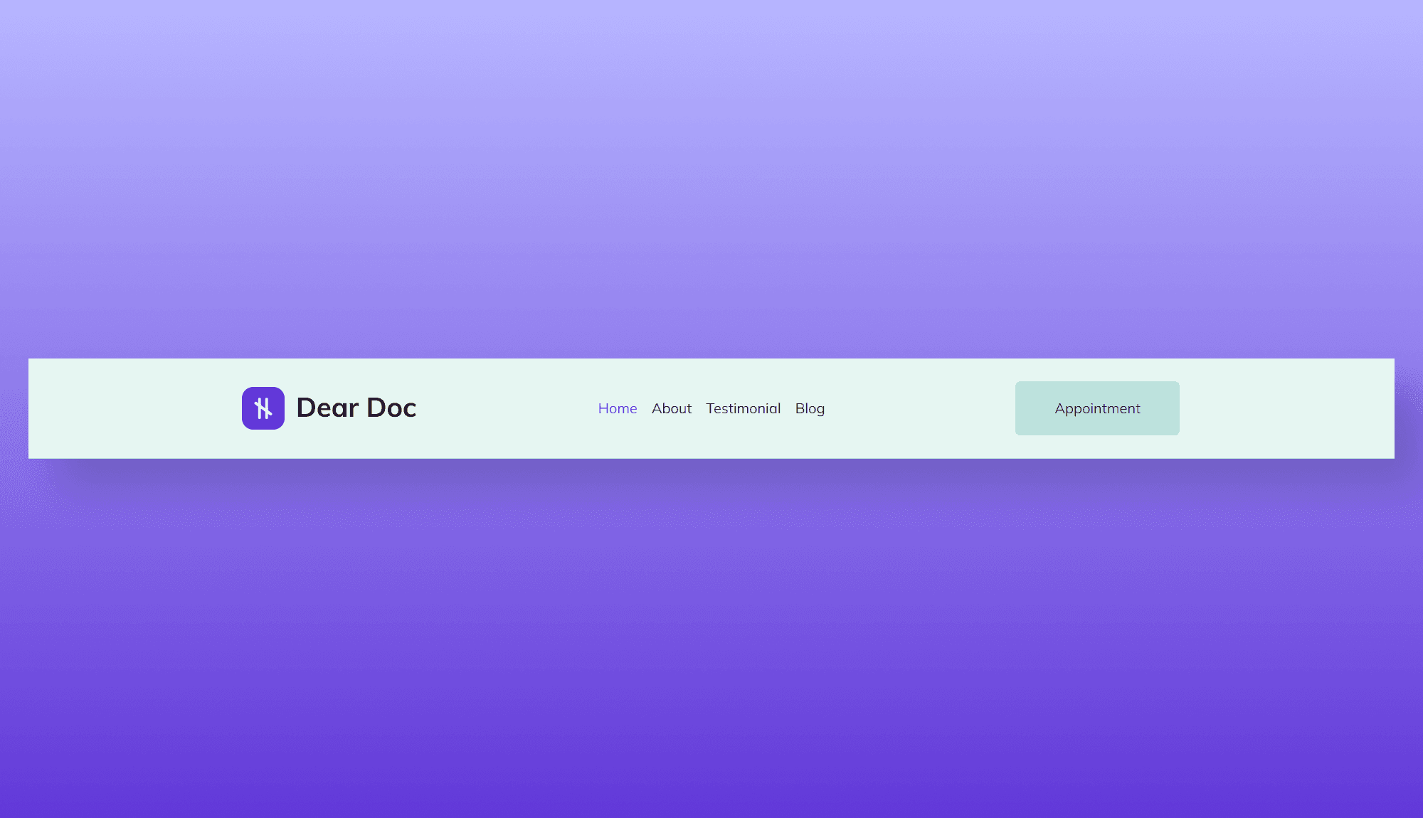 DearDoc Header Section For Gutenberg Banner