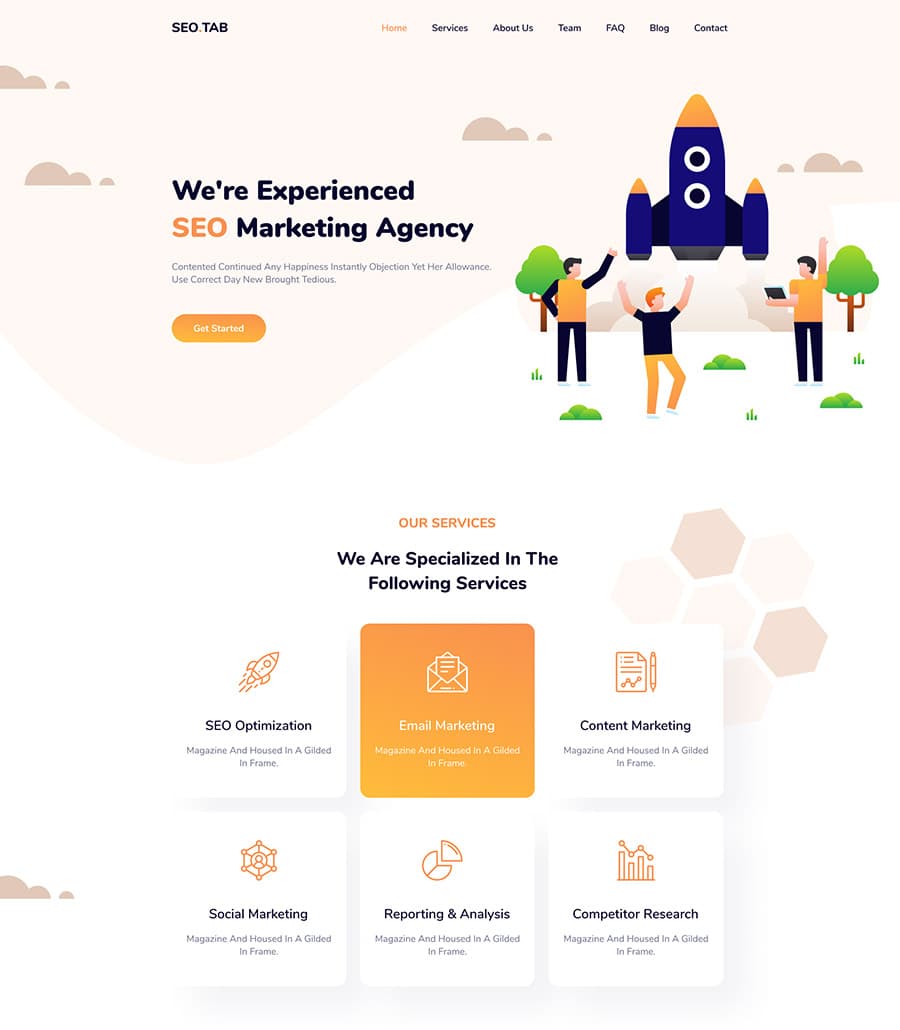 SEO Tab Home Page thumbnail
