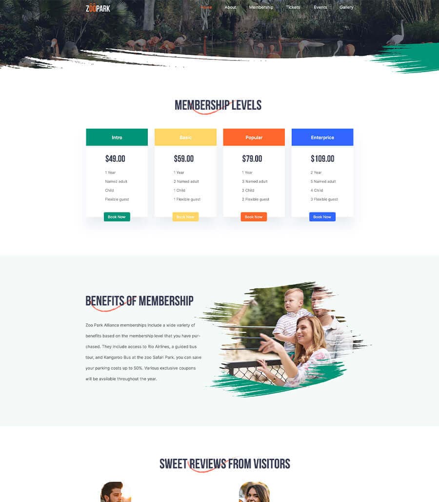 Zoo Park Membership Page thumbnail