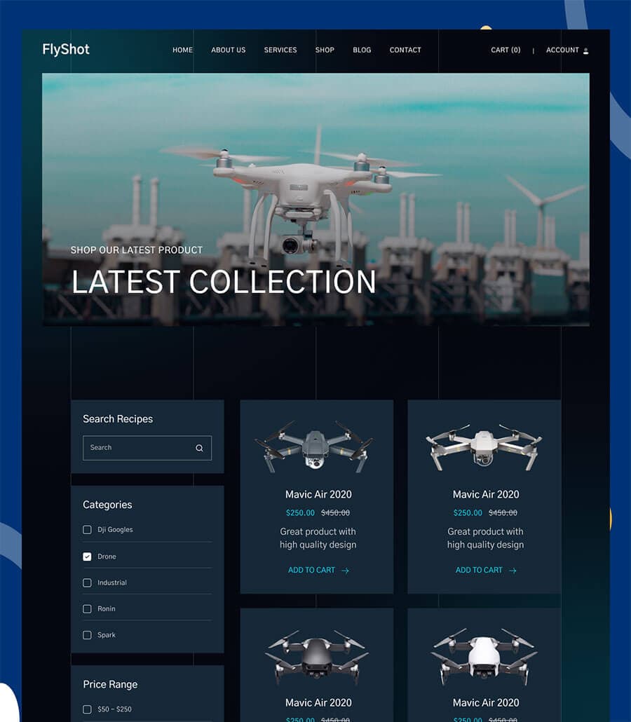 FlyShot Shop Page thumbnail
