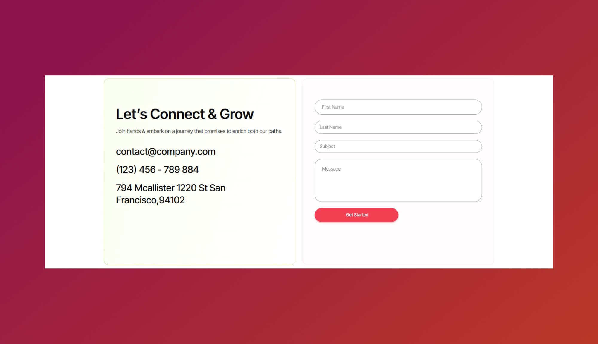 Cobizz Hive Contact Section By Templately
