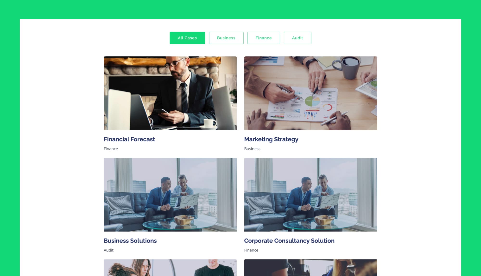 BusinessCube Portfolio Section Banner
