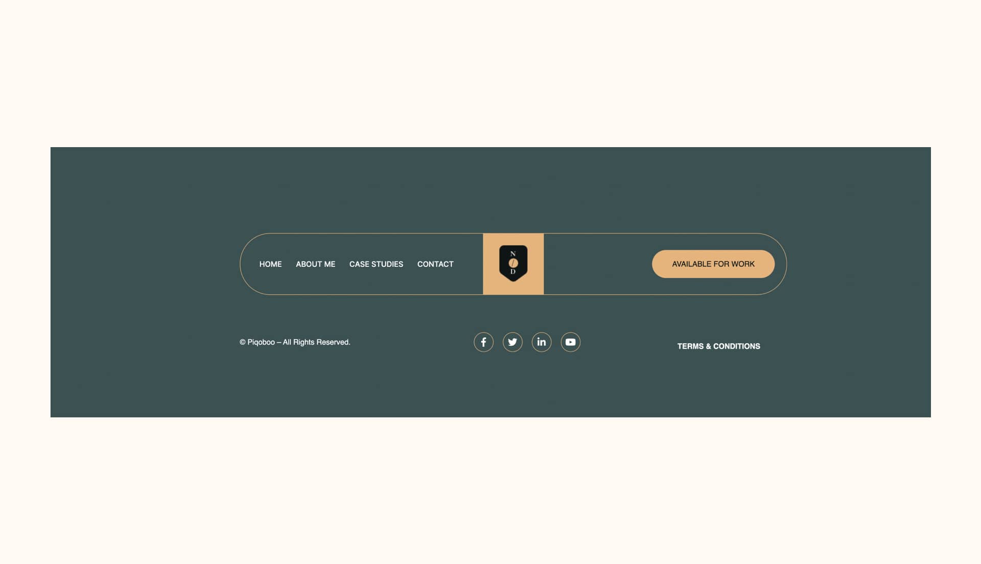 SleekResume Footer Section For Gutenberg By Templately