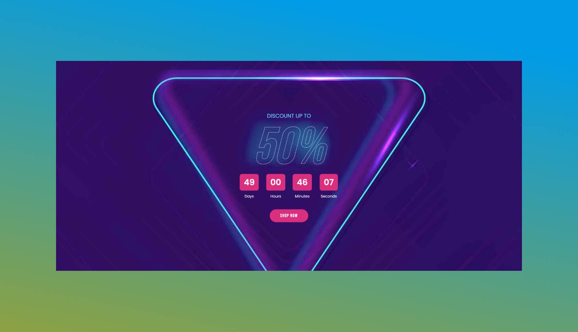EleCyber Countdown Section For Gutenberg Banner