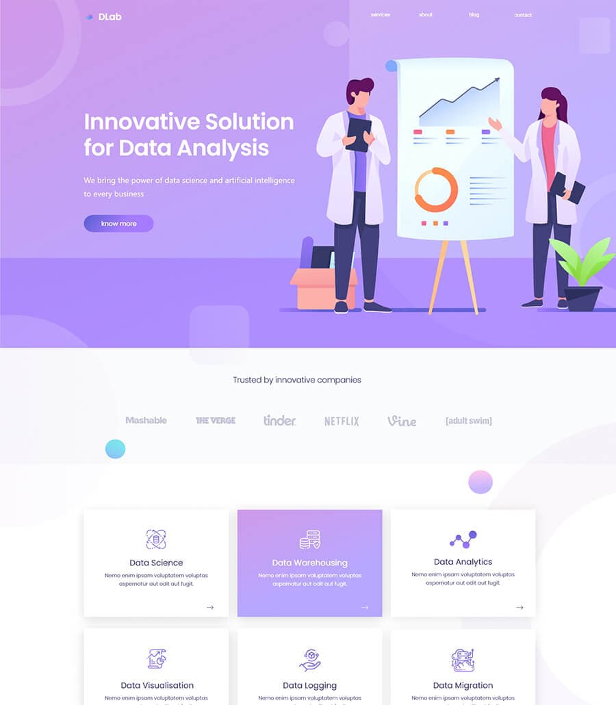 Dlab Footer Section thumbnail