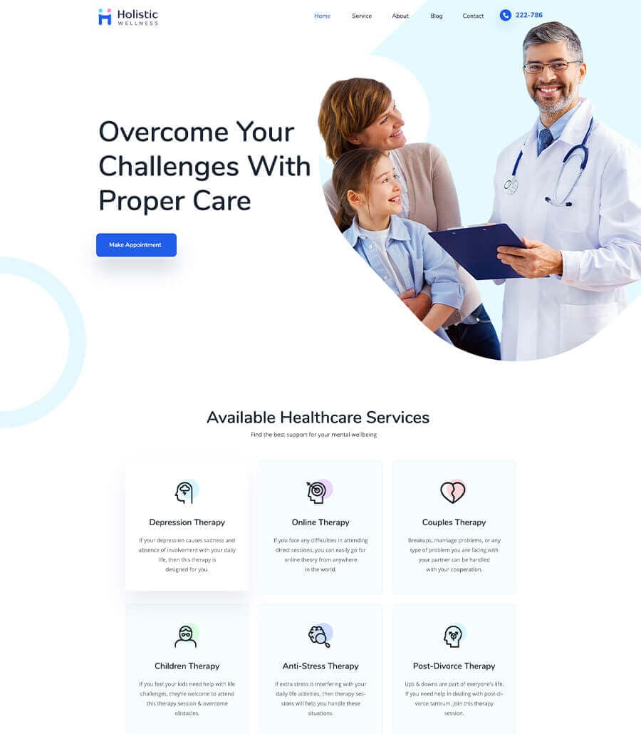 Holistic Wellness Home Page thumbnail