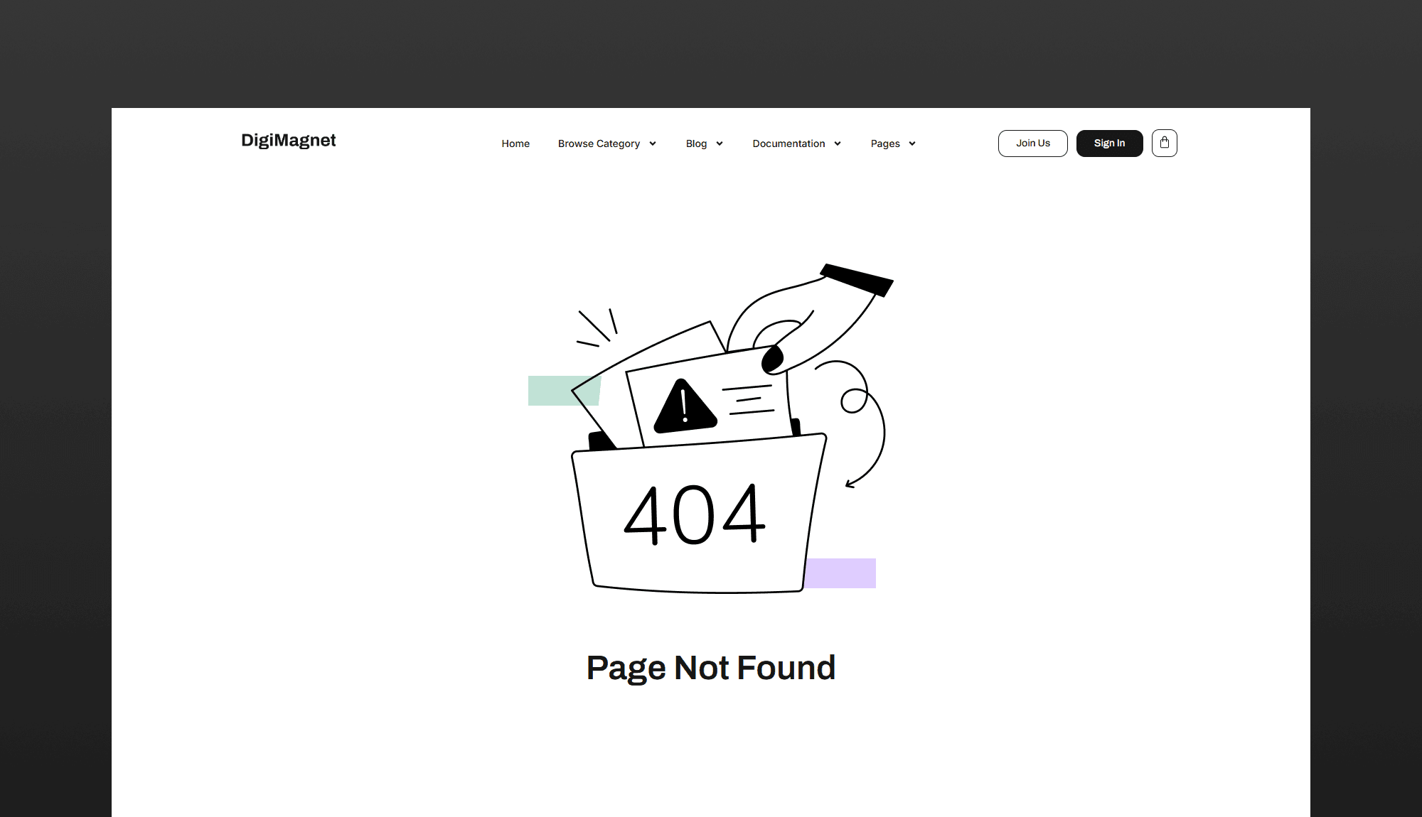 DigiMagnet 404 Page Banner