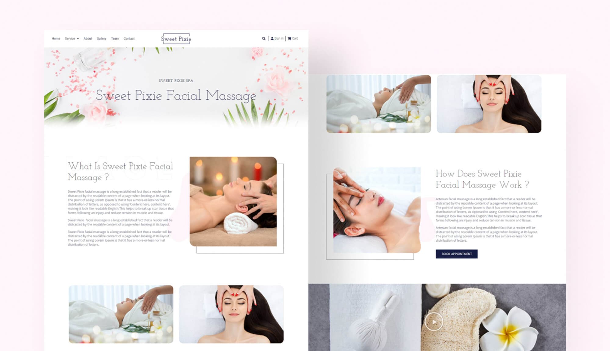 Sweet Pixie Service Details Page Banner