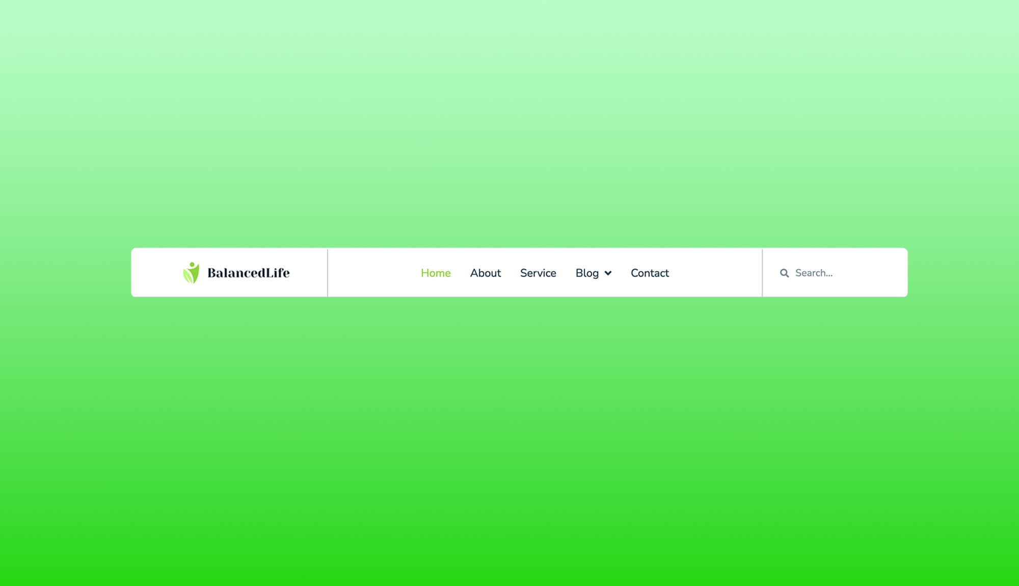 BalancedLife Header Section By Templately