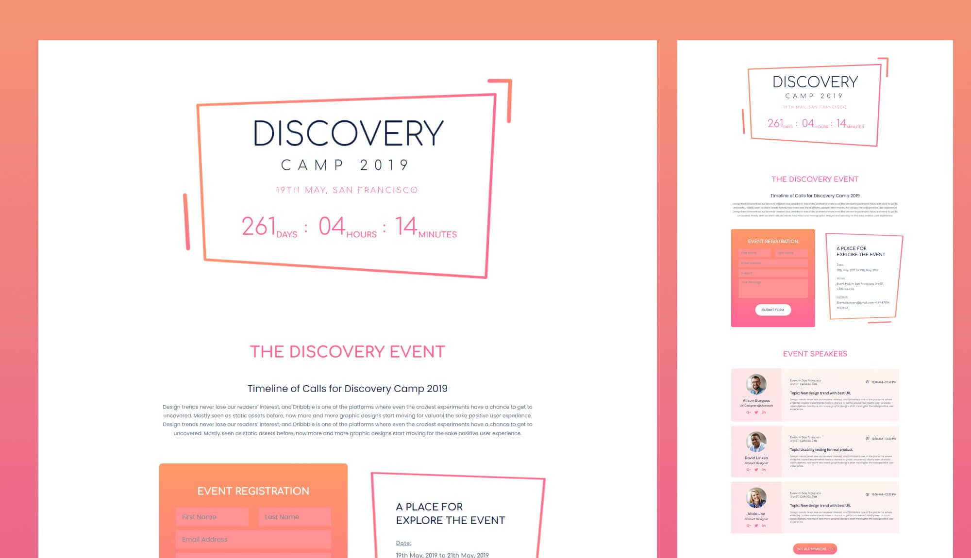 EventGree Home Page Lite For Gutenberg Banner